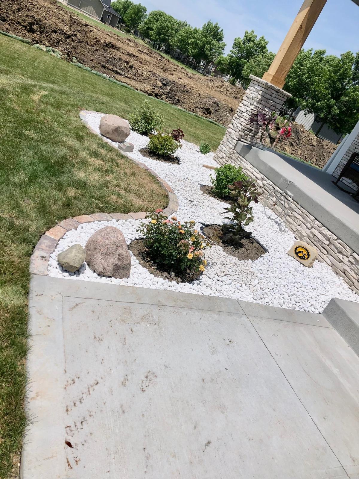 rock and edging
